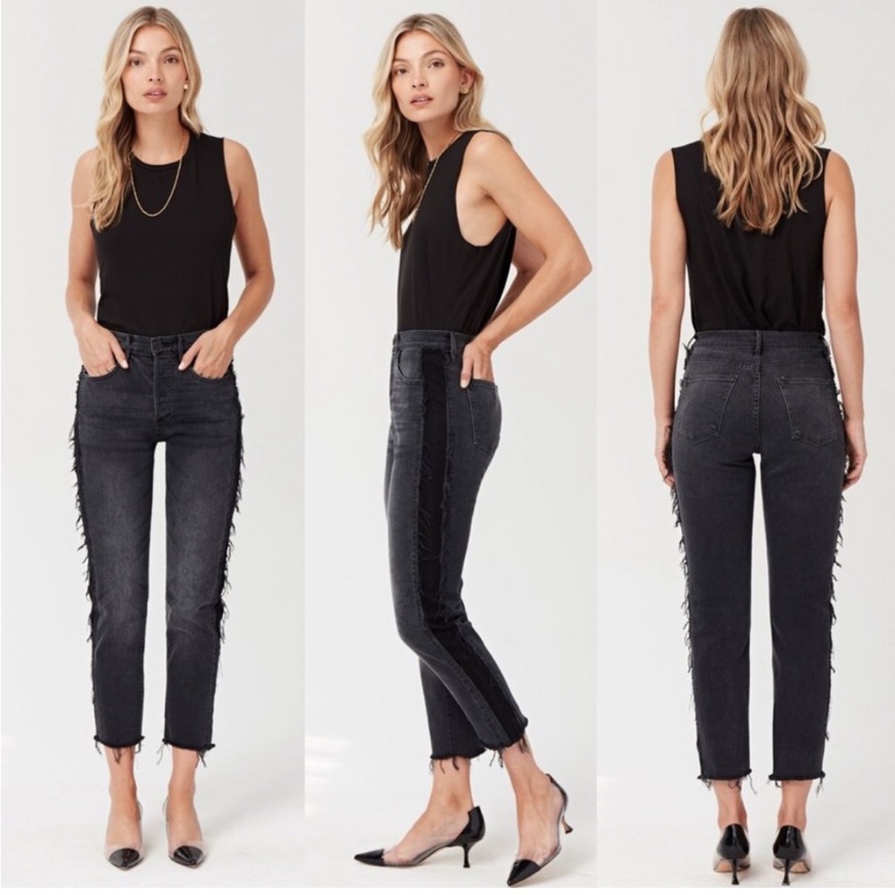 3x1 W3 Cora Crop High Rise Jeans Jolee Wash Size 27